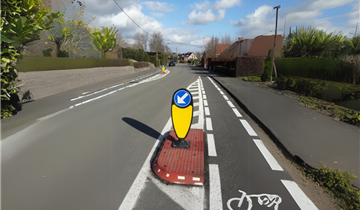Verkeerseiland op de Buke voor meer verkeersveiligheid